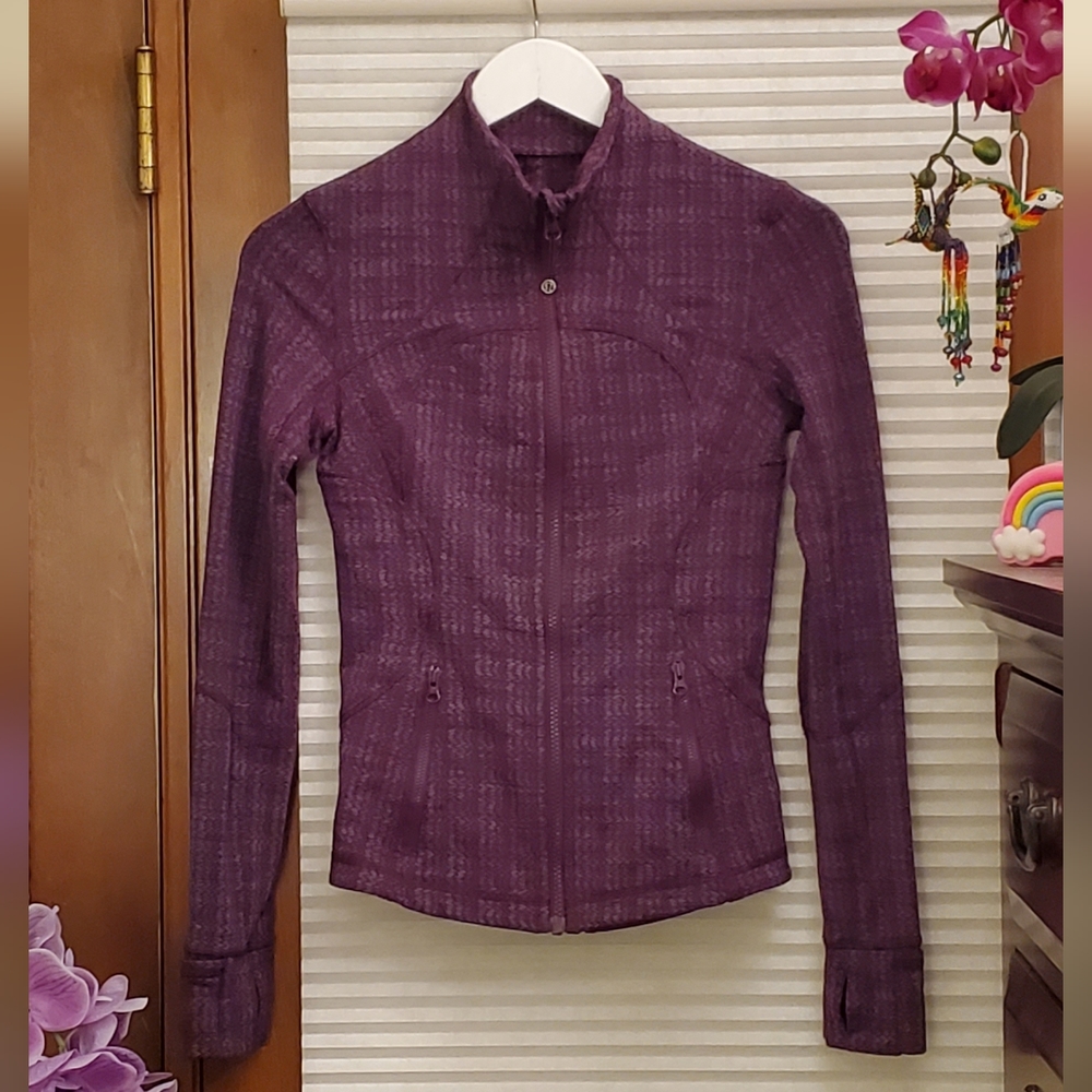 Lululemon Purple Pattern "Define" Jacket - image 2